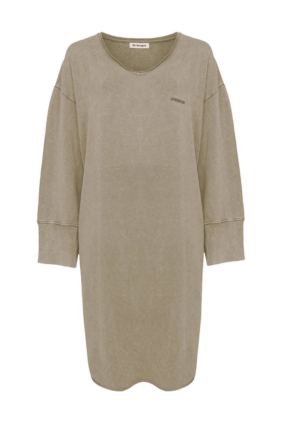 Liv Bergen Kleid LIV BERGEN in mud Online Outlet