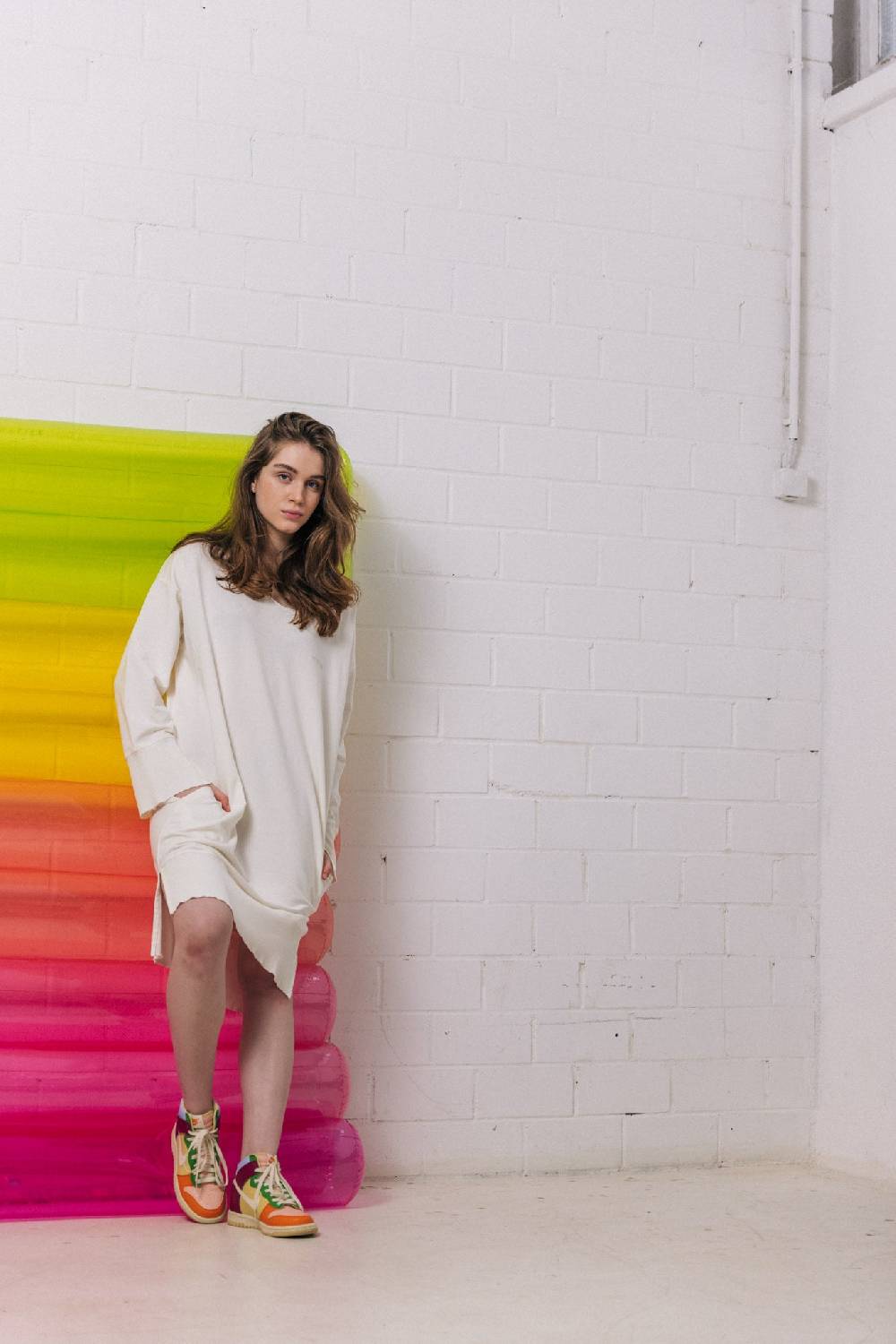 Liv Bergen Kleid LIV BERGEN in mud Online Outlet