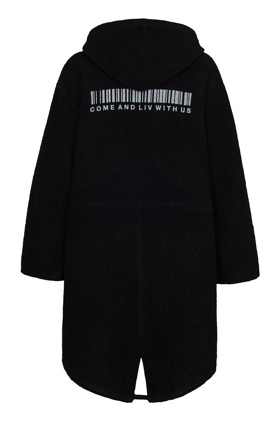 Liv Bergen Jacke Parka in black Sonderangebote