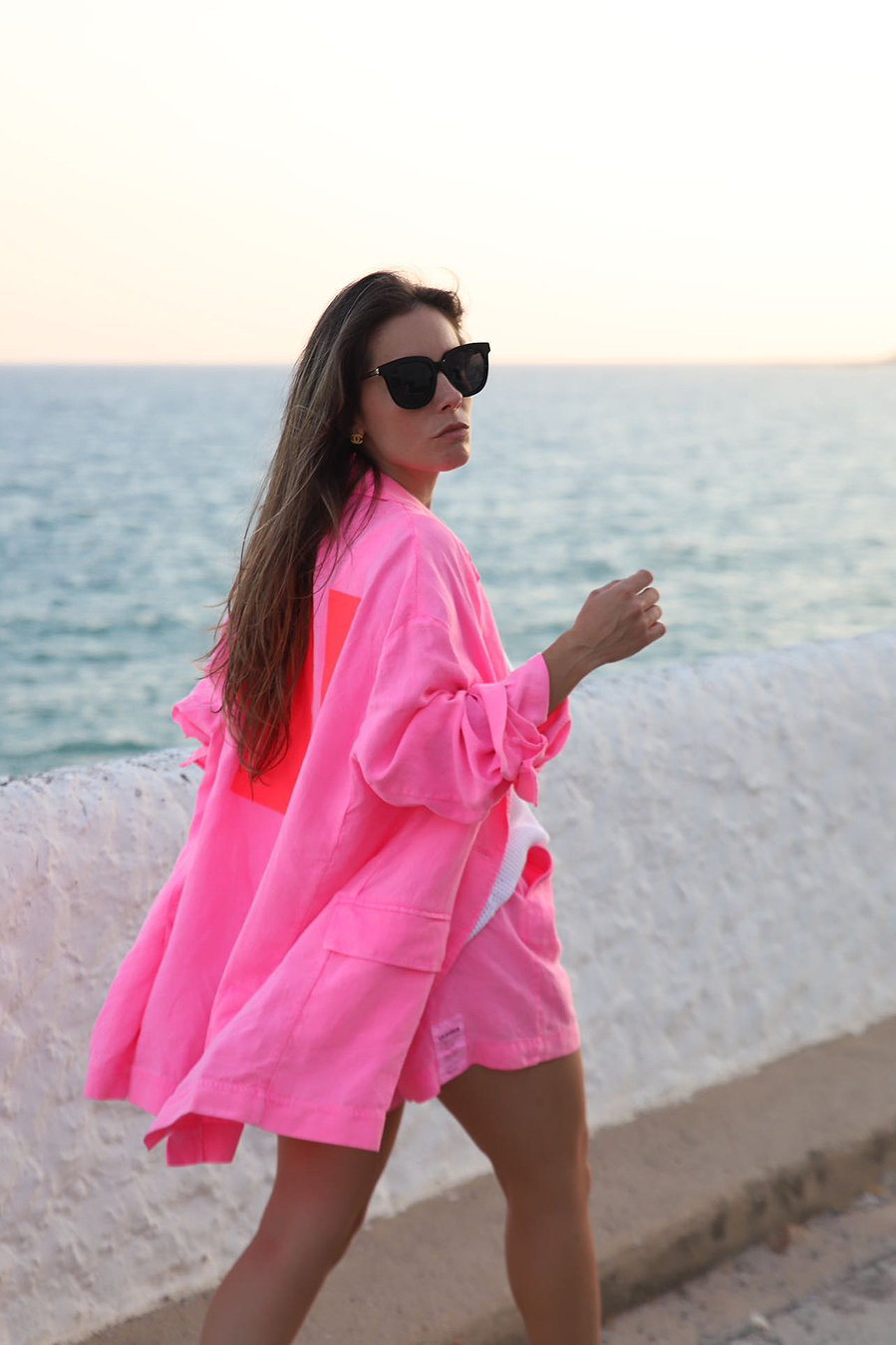 Liv Bergen Oversized Blazer HI in neon pink Super Sparpreis