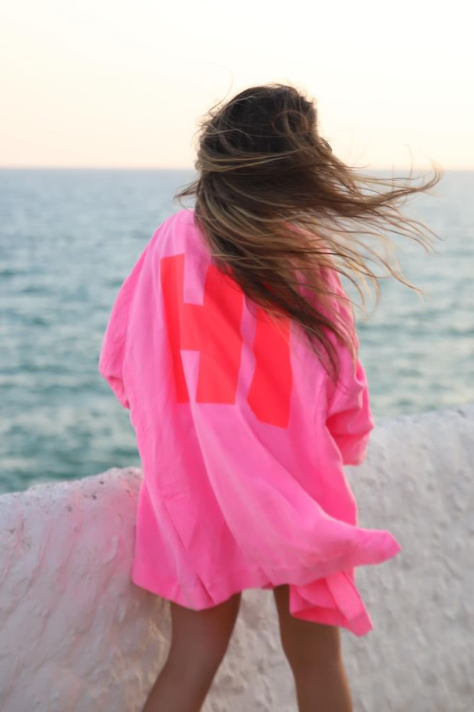 Liv Bergen Oversized Blazer HI in neon pink Super Sparpreis