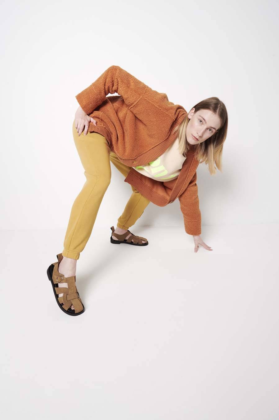 Liv Bergen Jacke Crême de la crême in camel Discount Store für neue Produkte