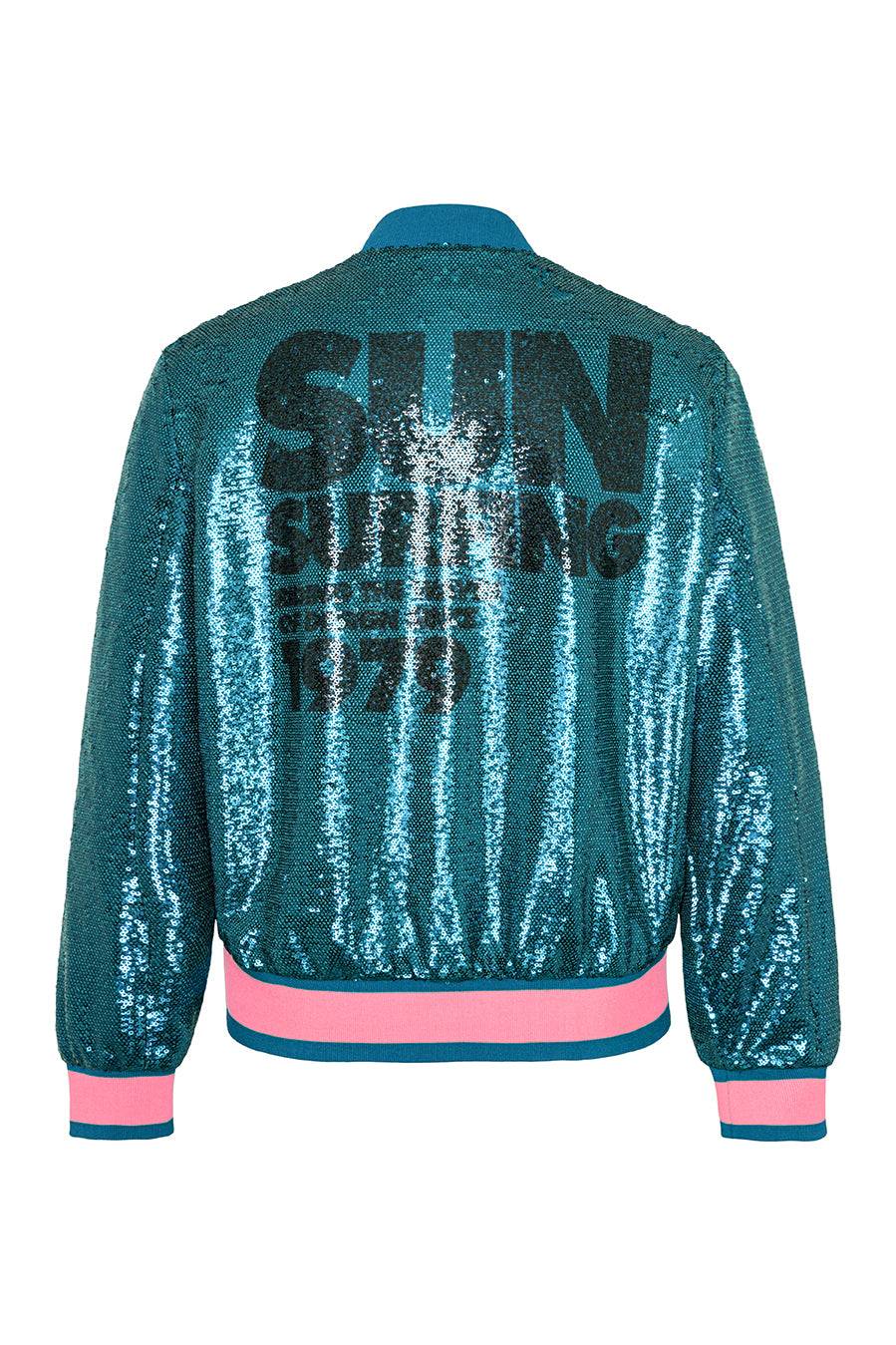 Liv Bergen Jacke SUN SURFING in turquoise zollfrei