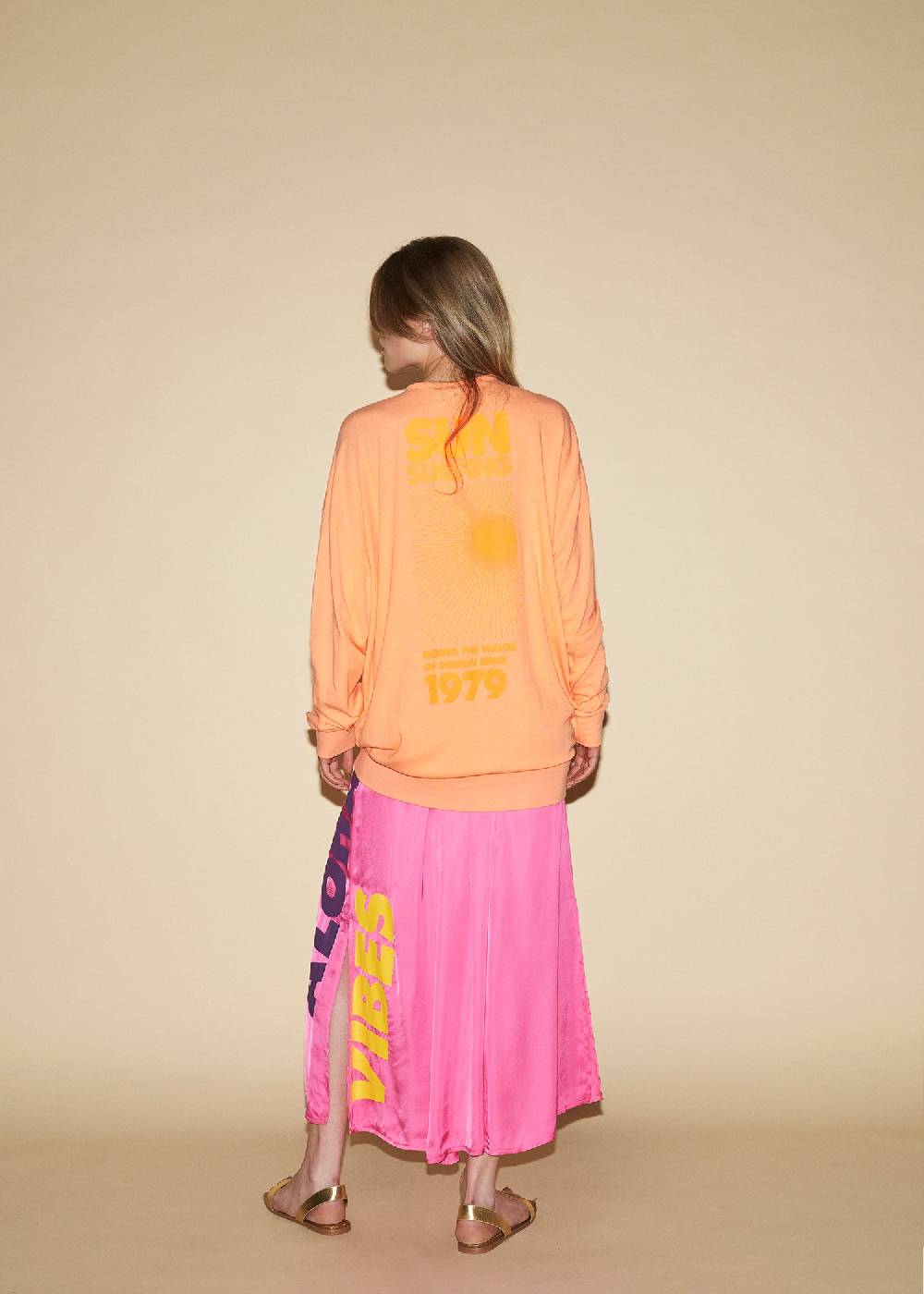 Liv Bergen Longsleeve SUN in washed grey Limitierter Zeitrabatt