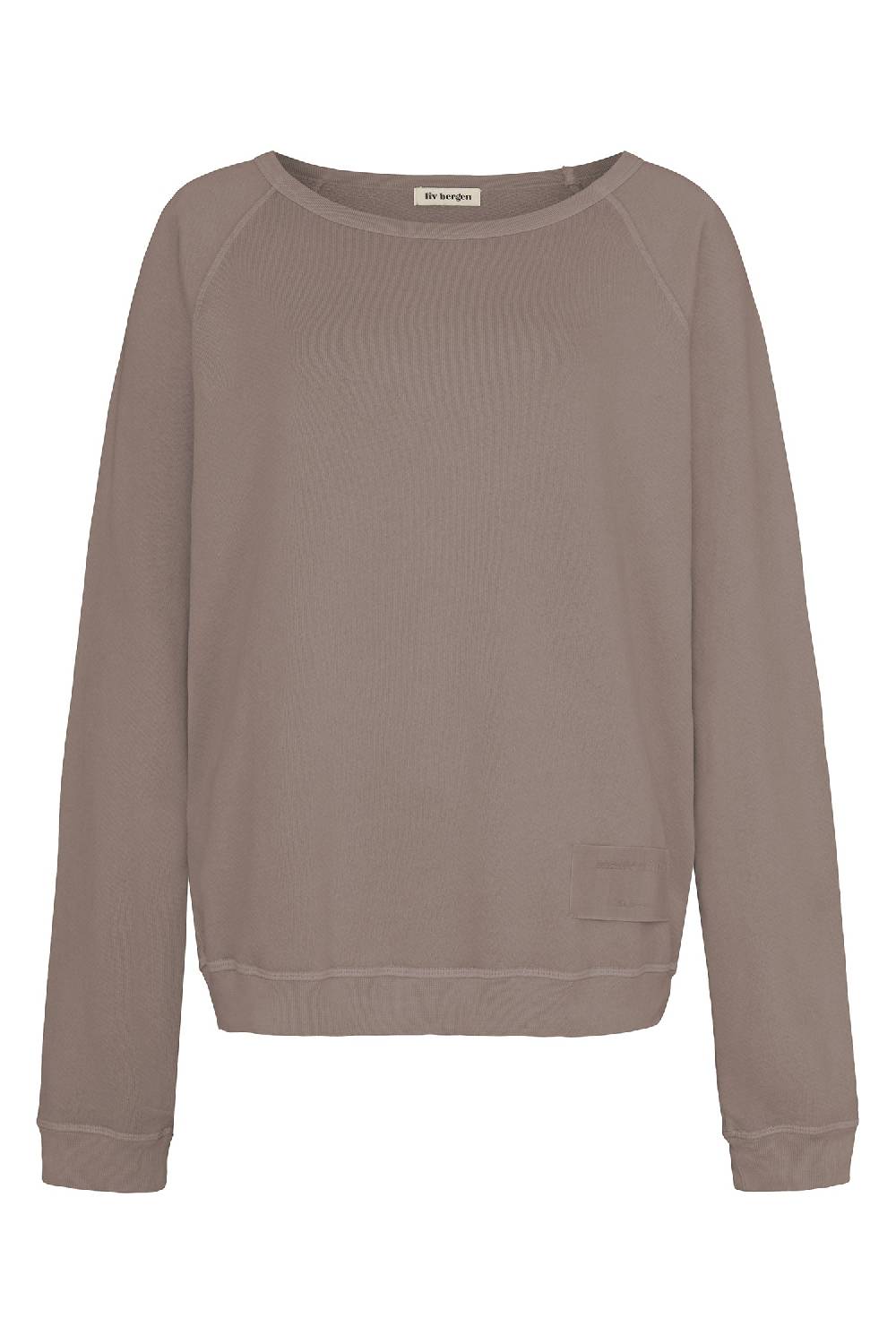 Liv Bergen Sweater Organic in walnut Versandkostenfrei