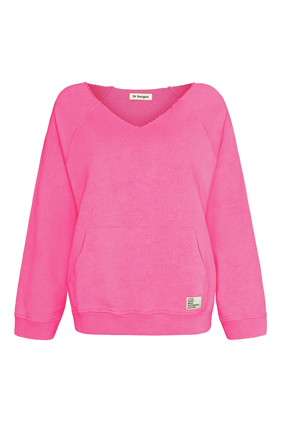 Liv Bergen V-Sweater "100% Organic Cotton" in rose Tägliche Deals