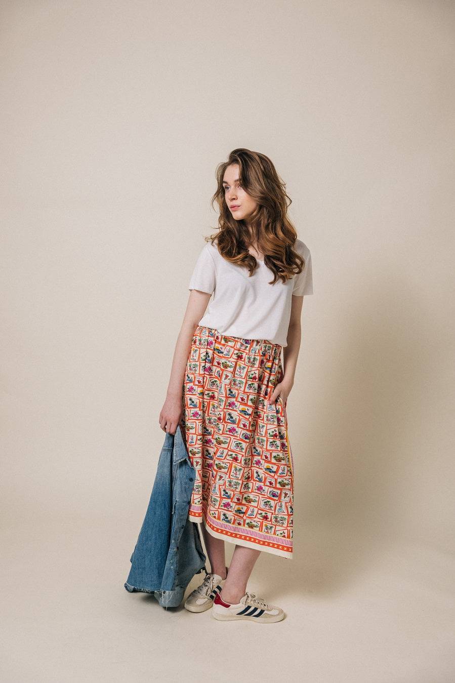 Liv Bergen T-Shirt Basics in optic white Outlet