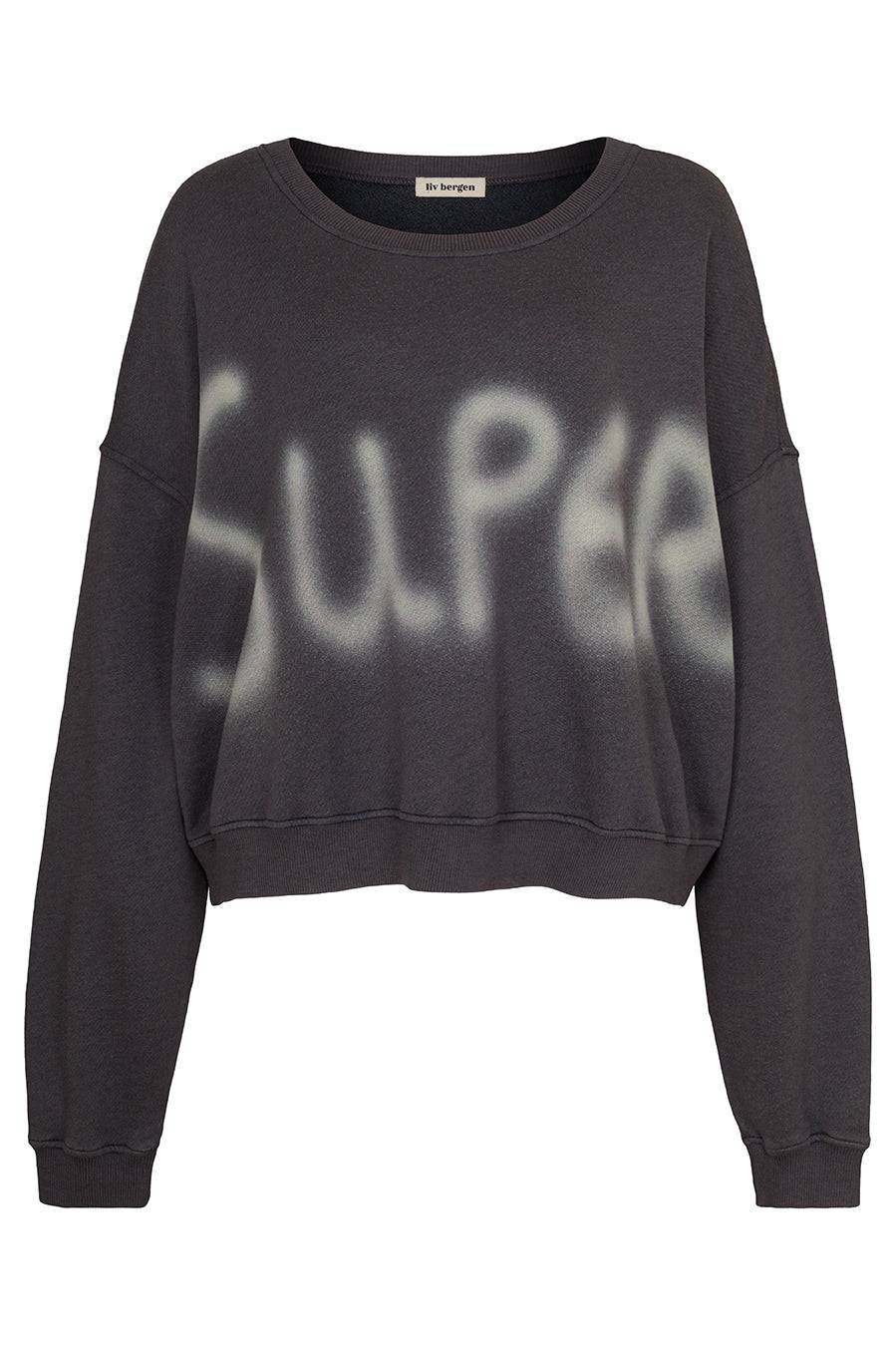 Liv Bergen Sweater Bleached in charcoal Osterangebot