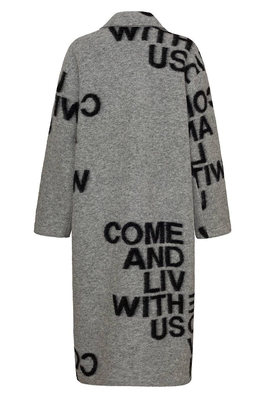 Liv Bergen Mantel Come in black/grey Riesige Rabatte