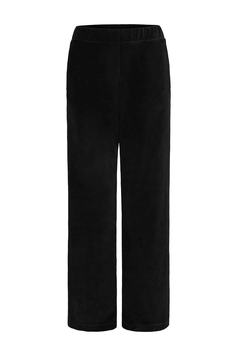 Liv Bergen Hose Velvet in black Günstiger Verkauf