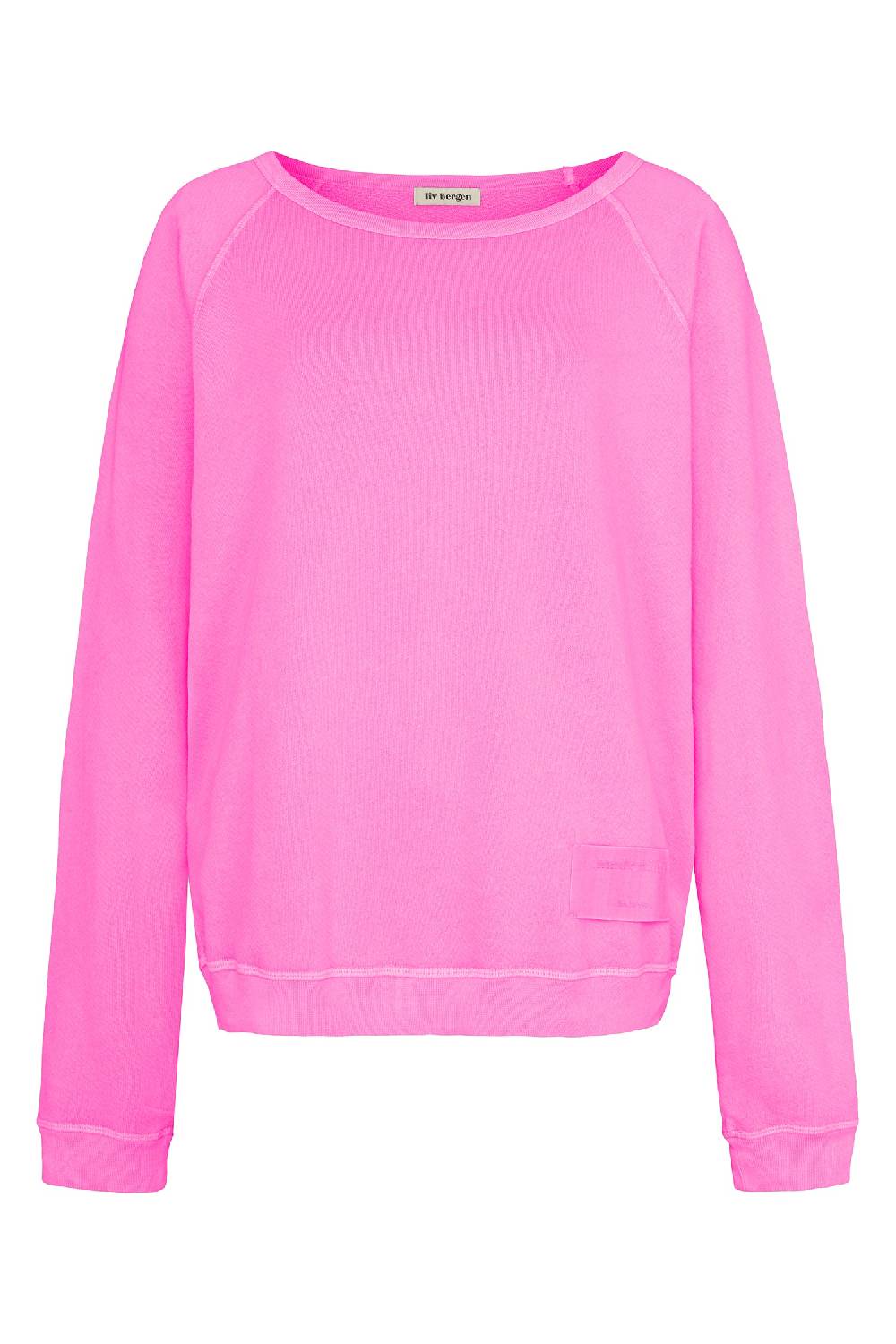 Liv Bergen Sweater Organic in neon pink Wochenangebot