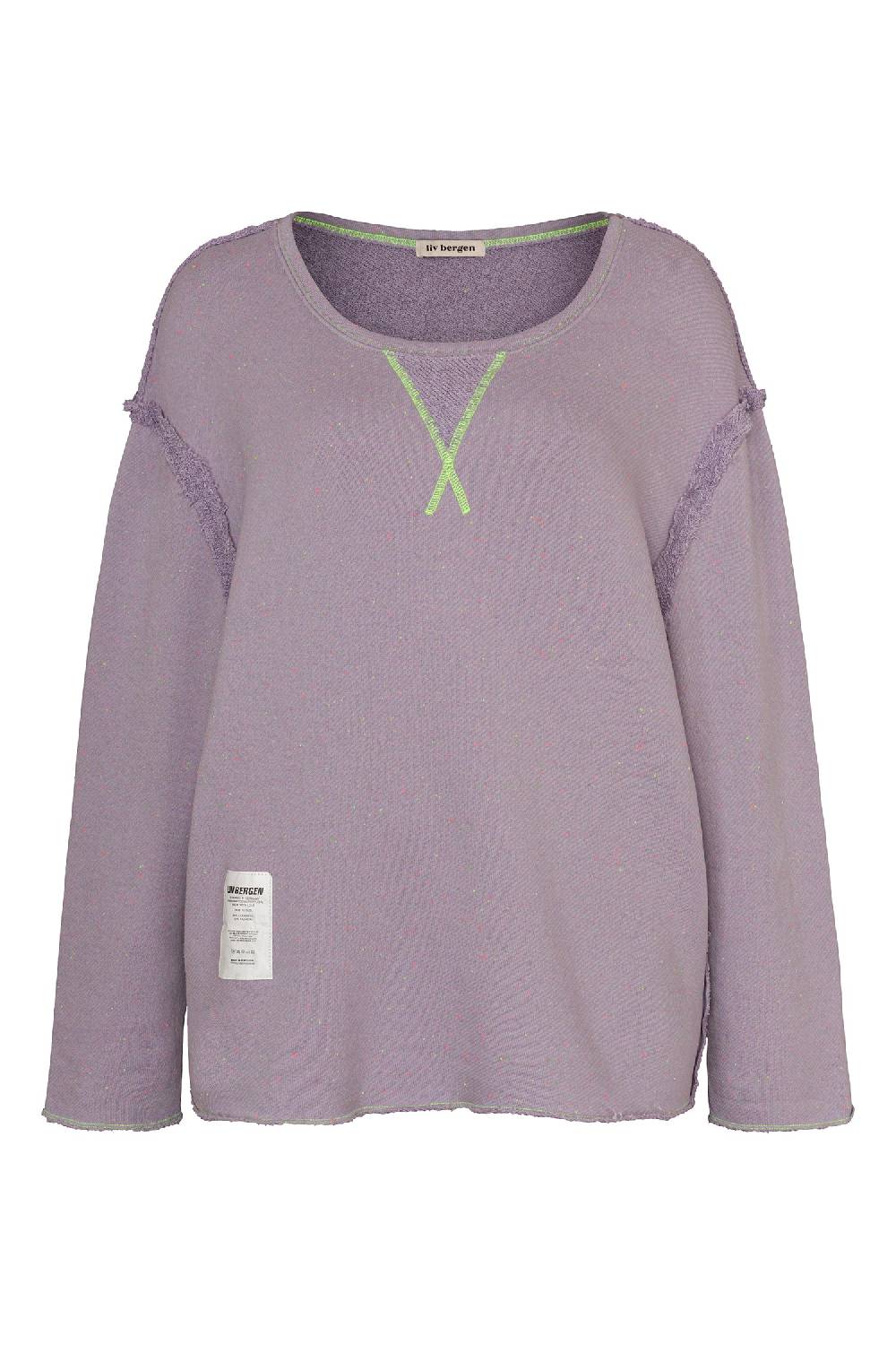 Liv Bergen Sweater Dots in lavendula Letzter Tag