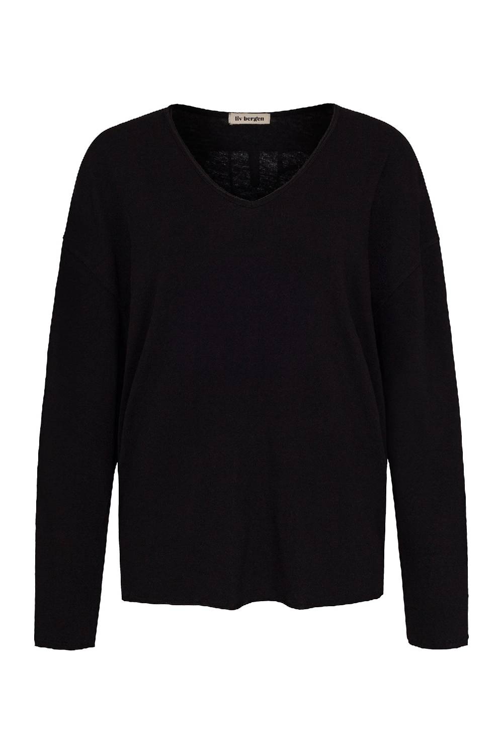 Liv Bergen Longsleeve SUN in black Sonderangebot der Fabrik