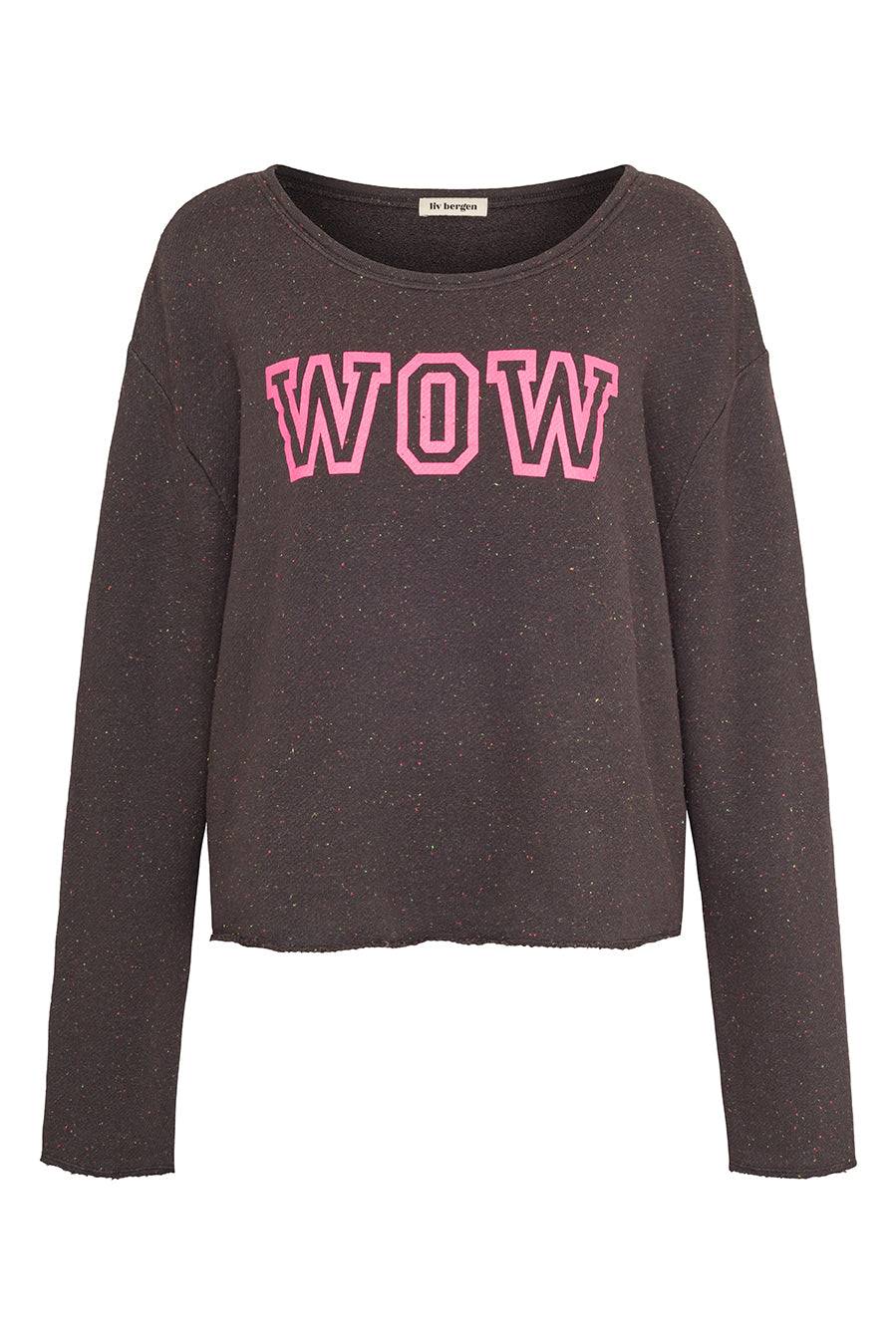 Liv Bergen Sweater WOW in asphalt Verkauf
