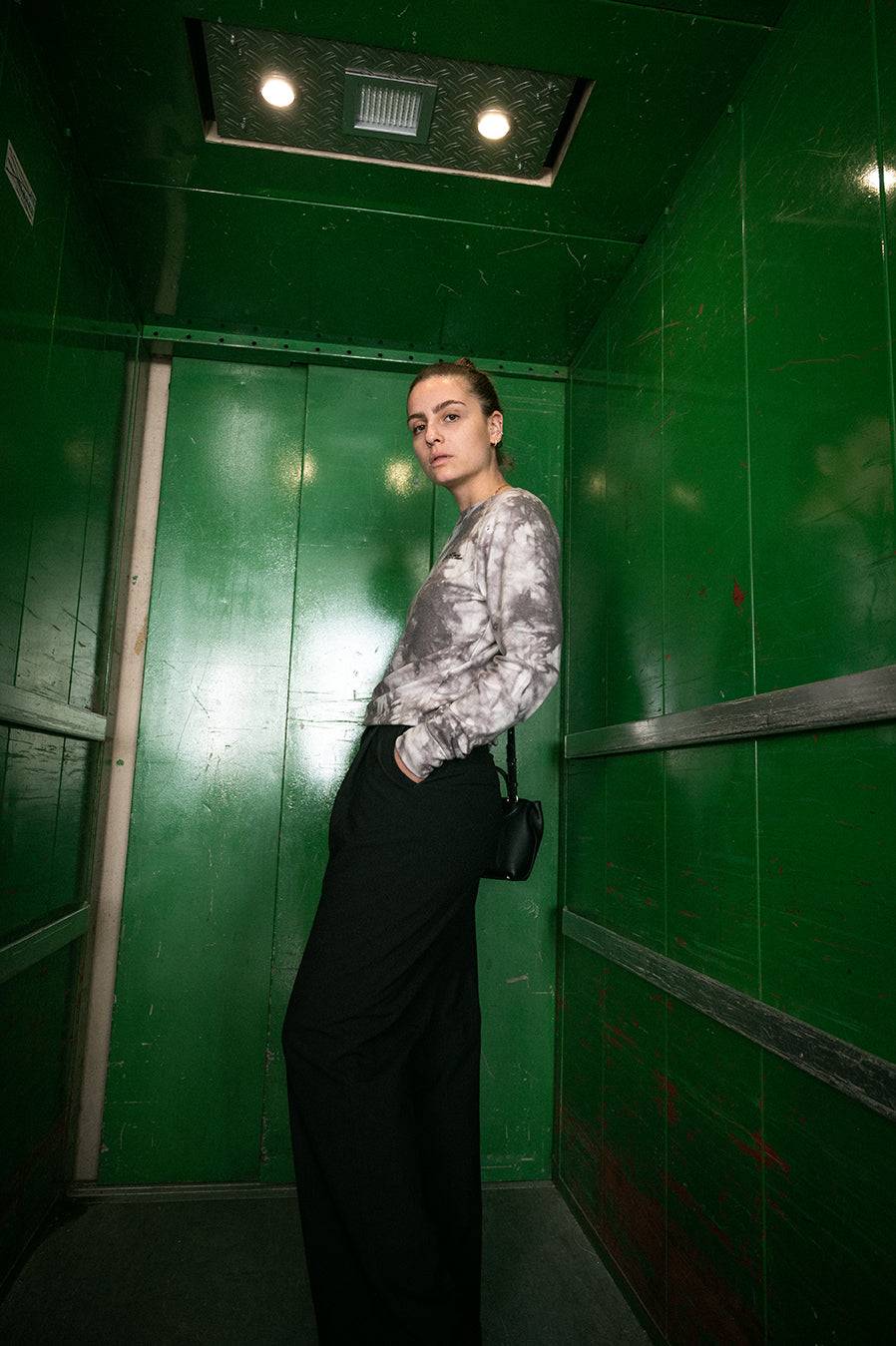 Liv Bergen Sweater in batik charcoal Angebote