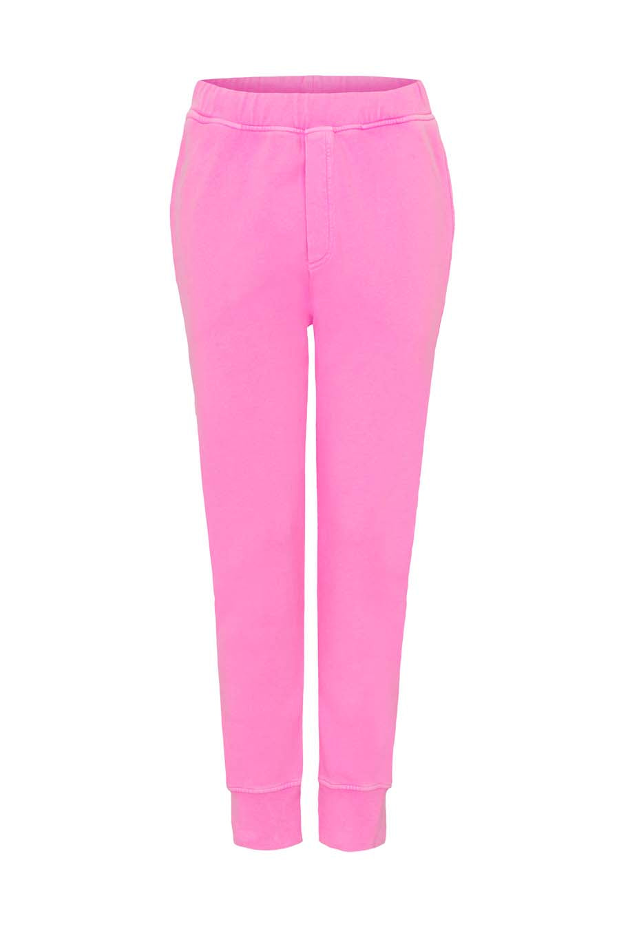 Liv Bergen Hose "100% Organic Cotton" in neon pink Bis zu 50% Rabatt