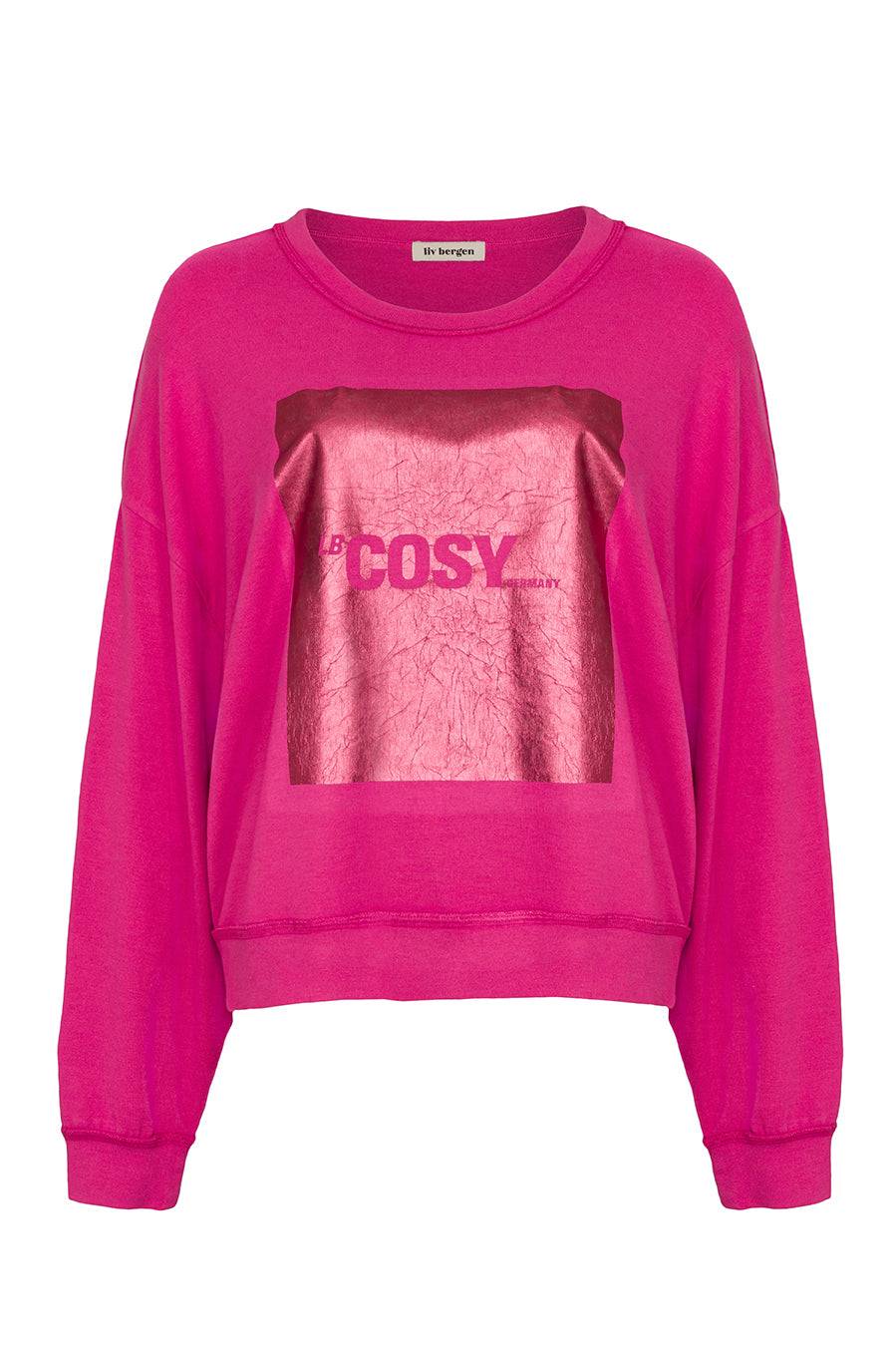 Liv Bergen Sweater Cosy in raspberry Lagerräumung