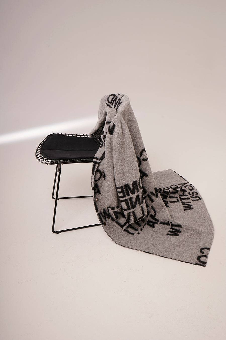 Liv Bergen Mantel Come in black/grey Tiefpreis