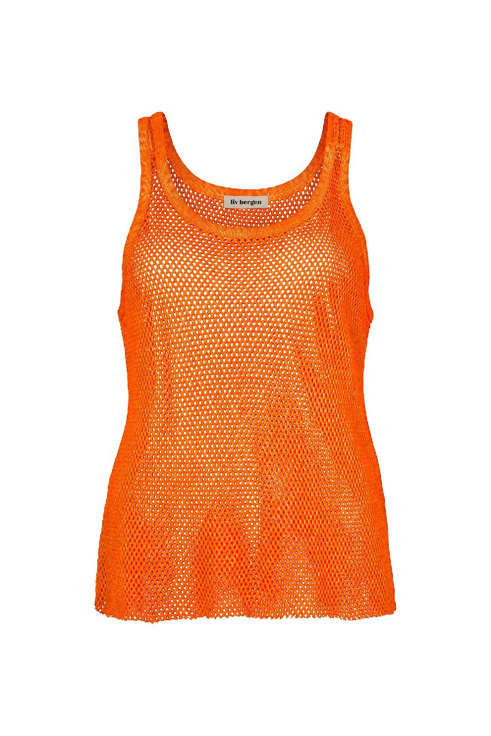 Liv Bergen Top Net in orange Online