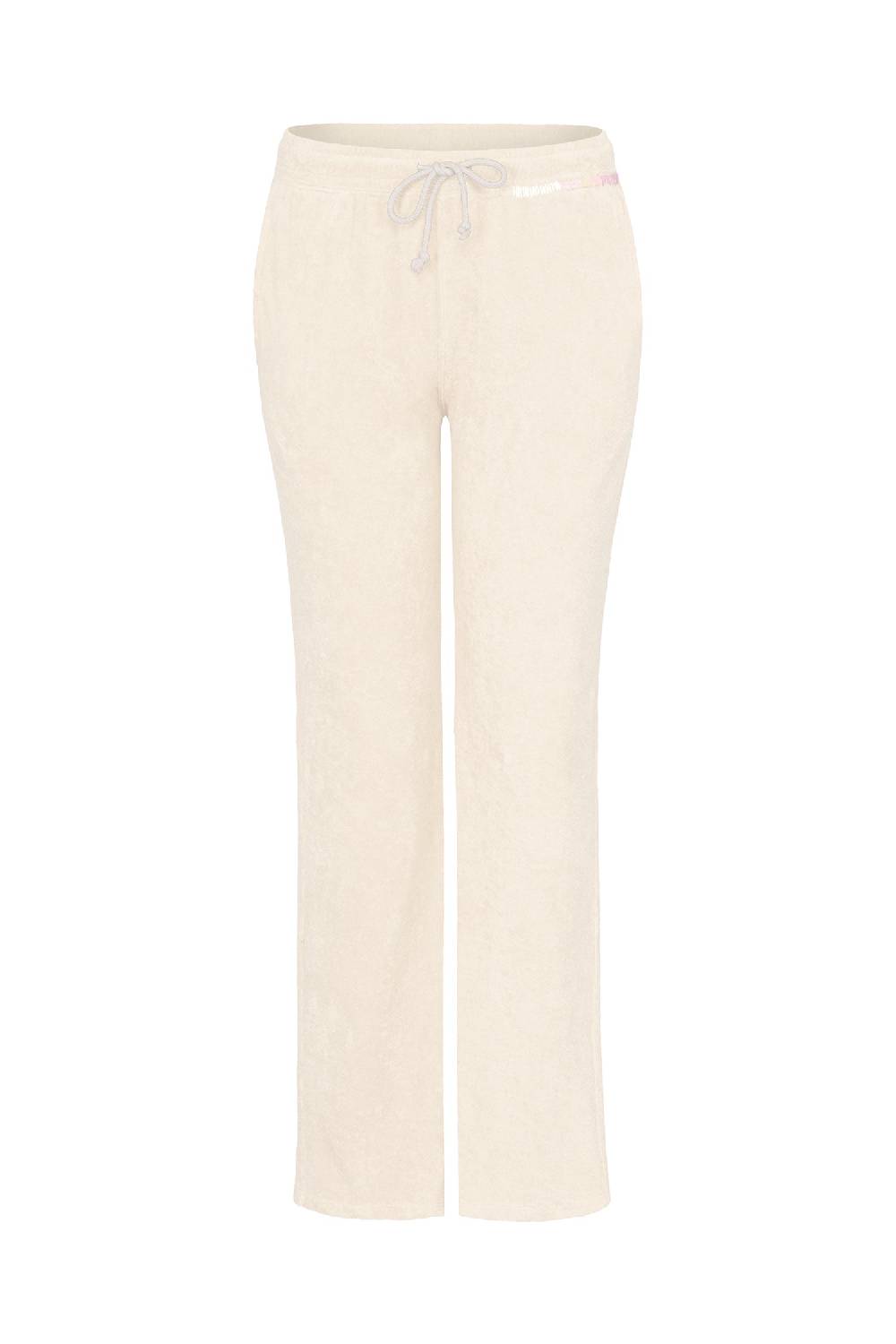 Liv Bergen Hose Frottee in creme Outlet