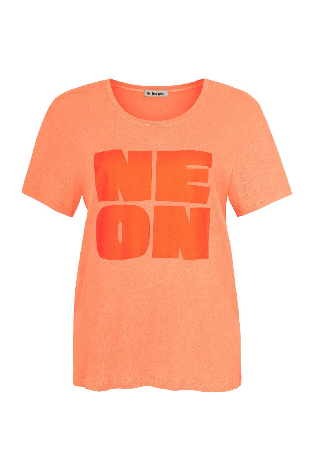 Liv Bergen T-Shirt NEON in neon orange im Angebot
