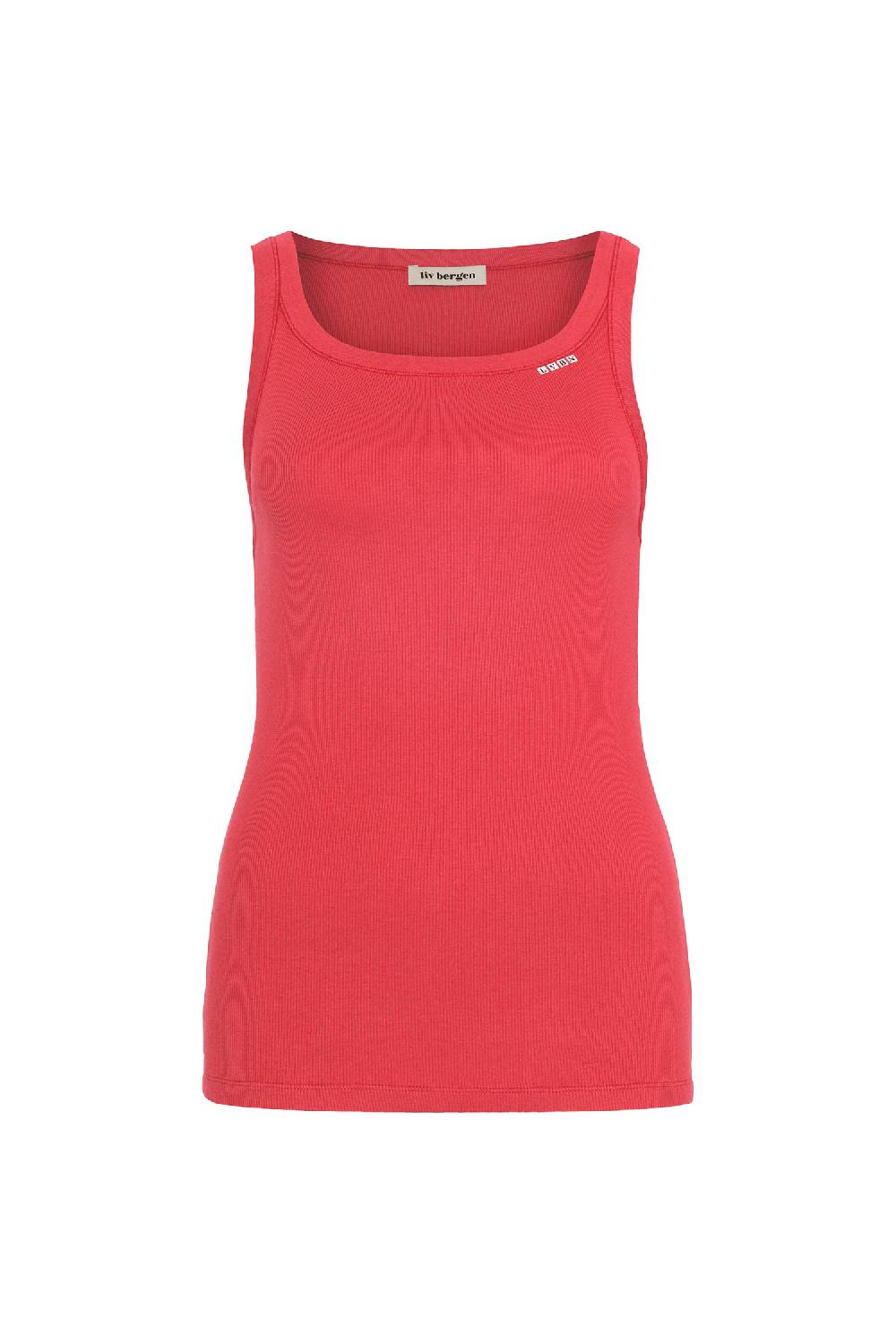 Liv Bergen Top Basic in rouge red Schlussverkauf
