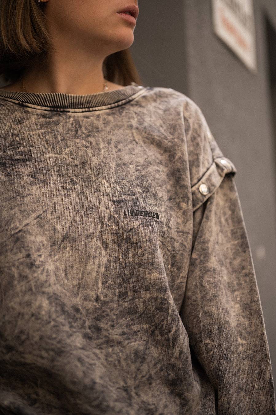 Liv Bergen Sweater Rivets in phantom Neueste Mode