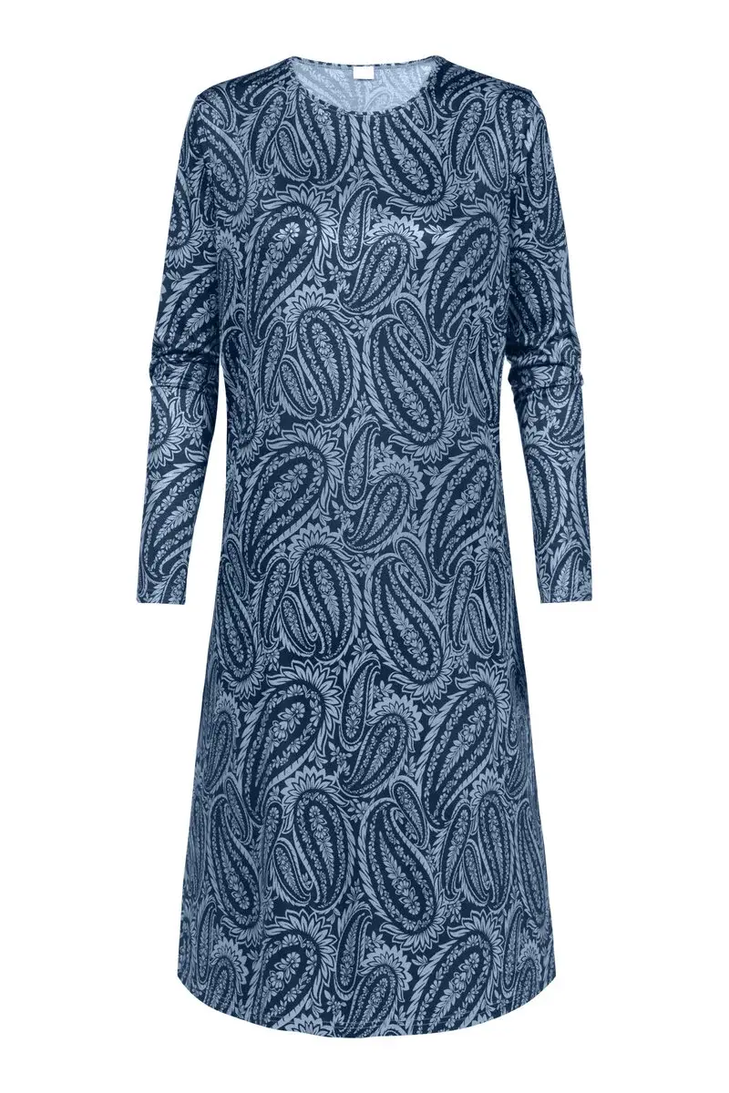 Merxx Nachthemd langarm Serie Floral Paisley Limitierter Zeitrabatt
