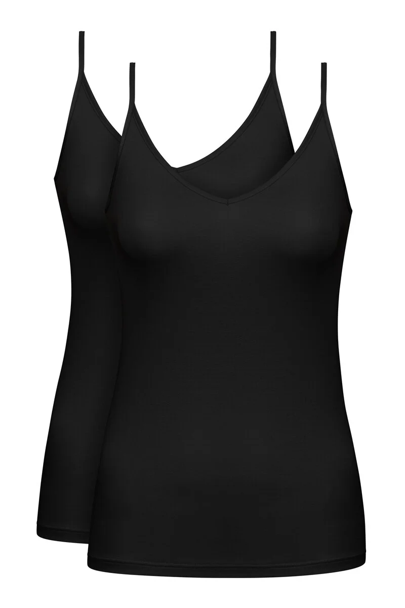 Merxx Spaghetti-Top | Doppelpack Serie Pure Sense Neuheiten