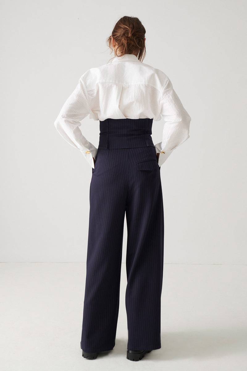Mykke Hofmann Cotton Plissée Blouse Lon Riesige Rabatte