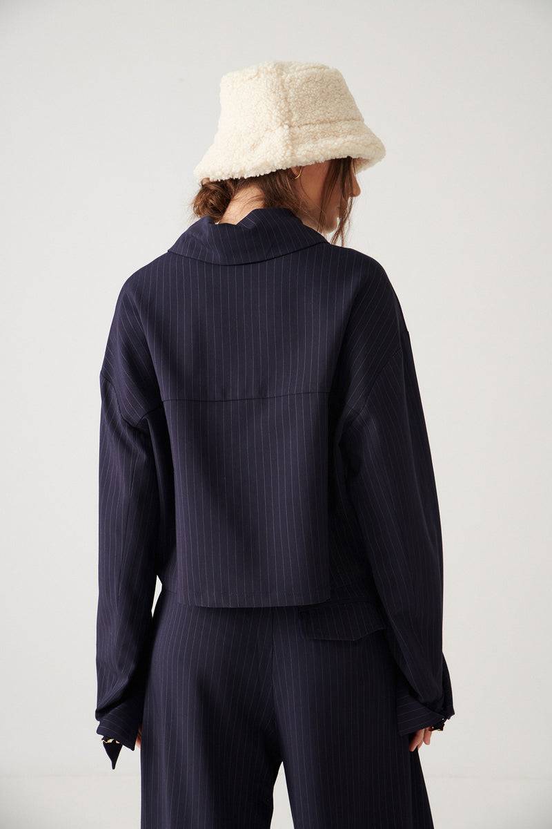 Mykke Hofmann Cool Wool Top Losa Clearance-Verkauf