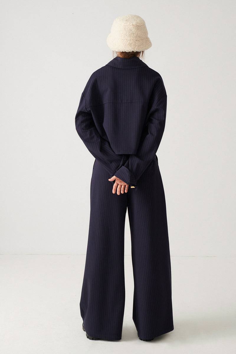 Mykke Hofmann Cool Wool Top Losa Clearance-Verkauf