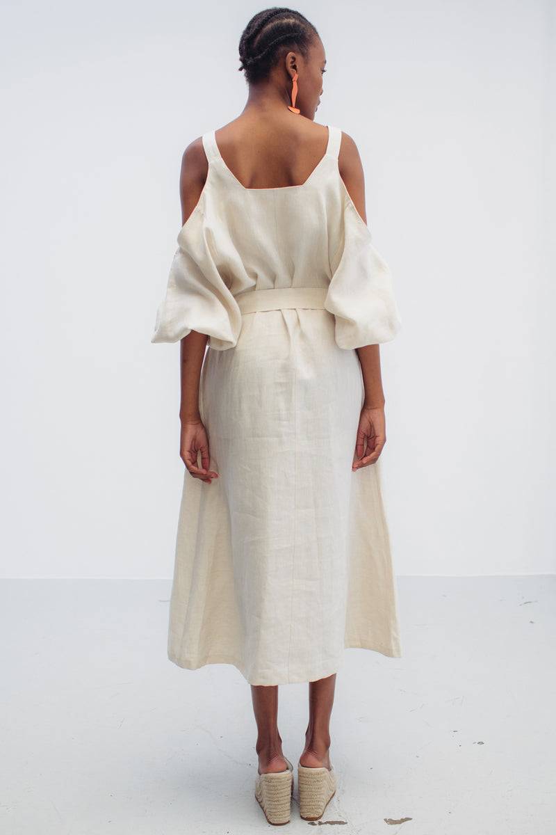 Mykke Hofmann Leinenkleid Kippie Kostenloser Versand international