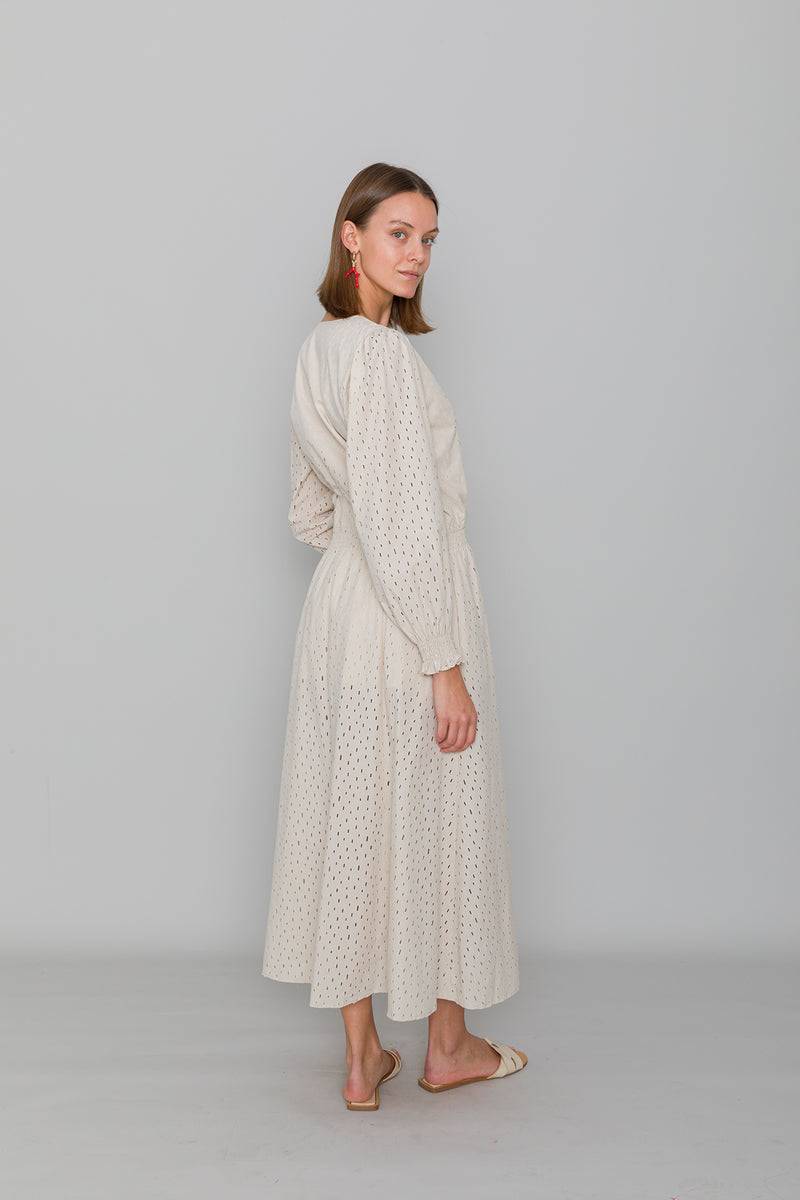 Mykke Hofmann Spitzenkleid Korva aus Bio-Baumwolle Blitzverkäufe