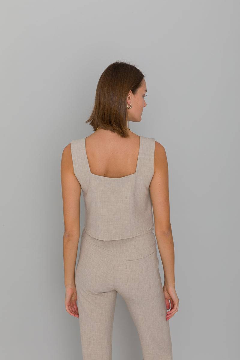 Mykke Hofmann Ecovero Crop-Top Tyra Fabrik Onlineshop