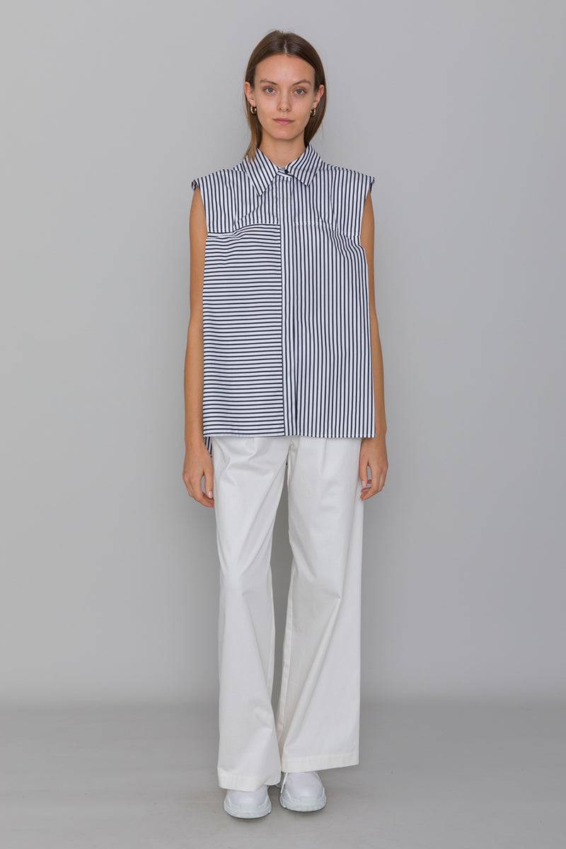 Mykke Hofmann Bluse Loraine aus Bio-Baumwollpopeline Begrenztes Angebot