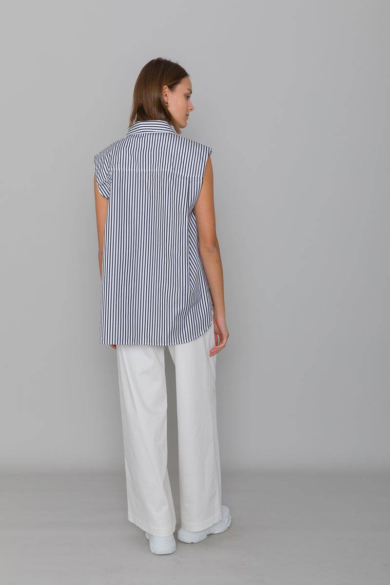 Mykke Hofmann Bluse Loraine aus Bio-Baumwollpopeline Begrenztes Angebot