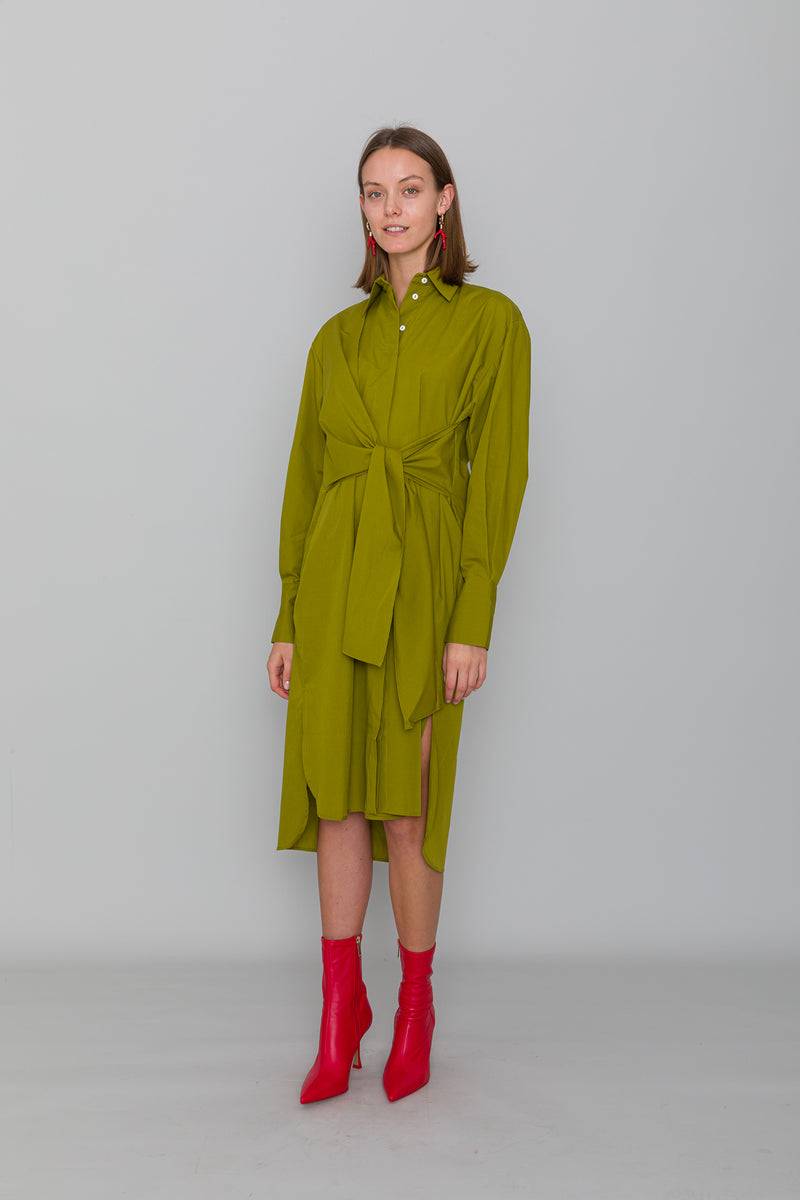 Mykke Hofmann Keon Kleid aus Bio-Baumwolle Vierteljährliche Förderung
