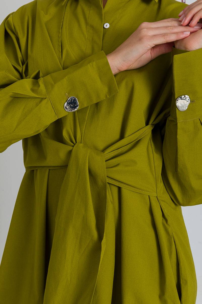 Mykke Hofmann Keon Kleid aus Bio-Baumwolle Vierteljährliche Förderung