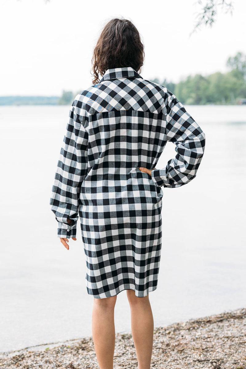 Mykke Hofmann Flanellkleid aus Bio-Baumwolle Klore Discount Store für neue Produkte