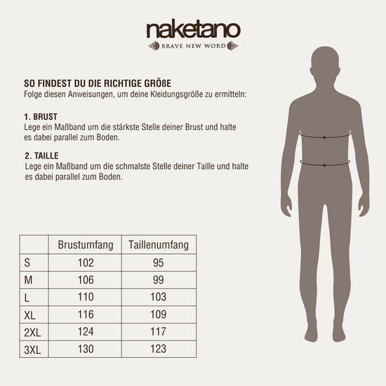 Naketano Adonis II. - Anthracite Melange Vatertagsangebot