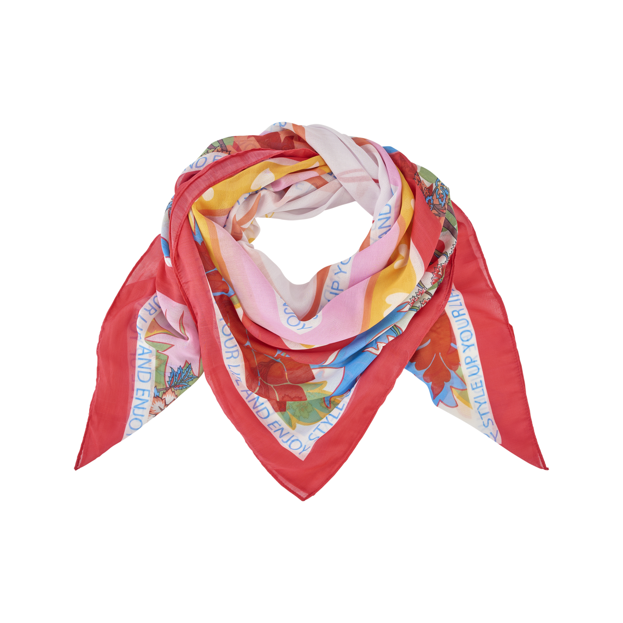 Nitzsche Accessoires Schal für Damen gewebt mit stylischem Schriftzug Super Rabatt