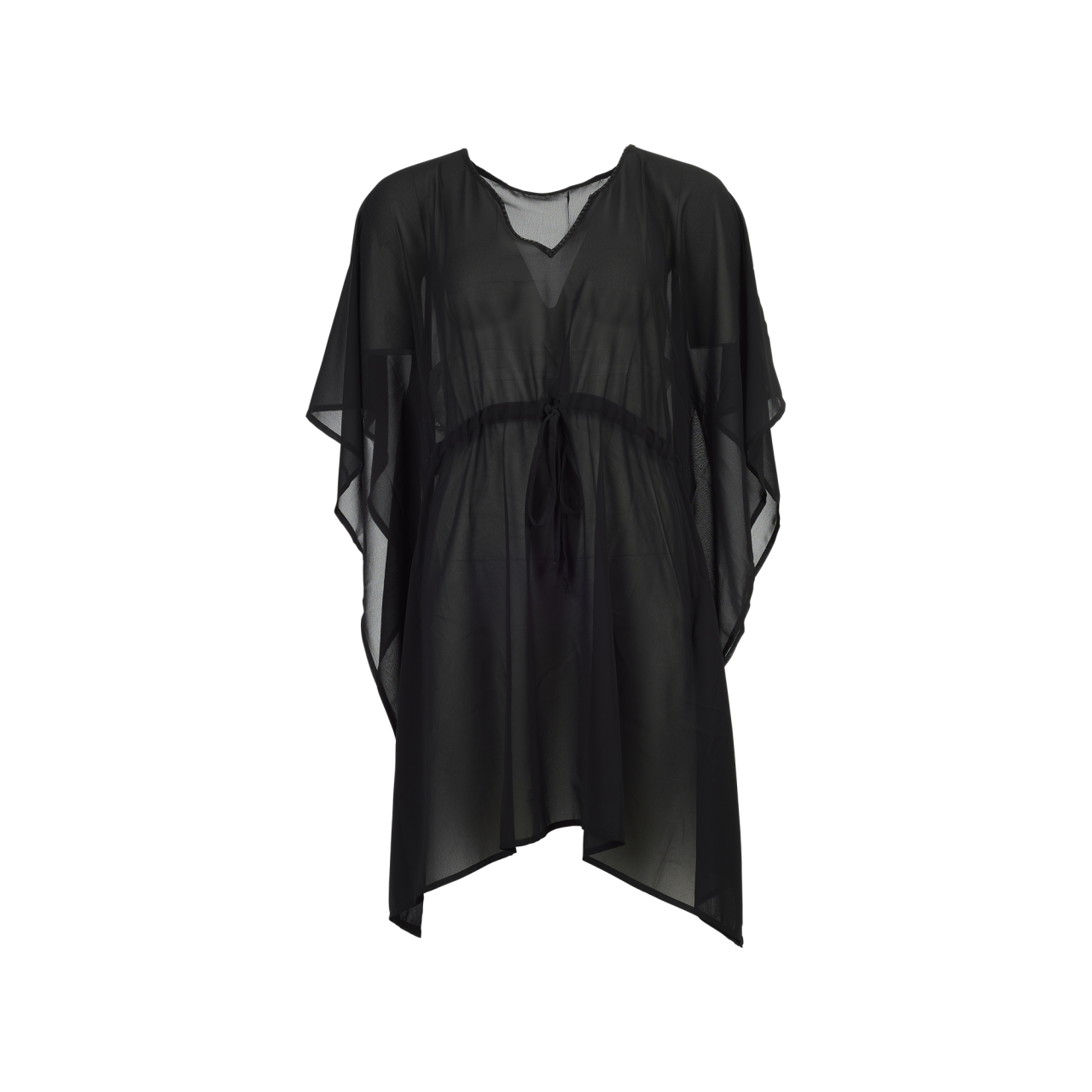 Nitzsche Accessoires Strandkleid mit sommerlichem Druck mit V-Ausschnitt 50% Rabatt mit kostenlosem Versand