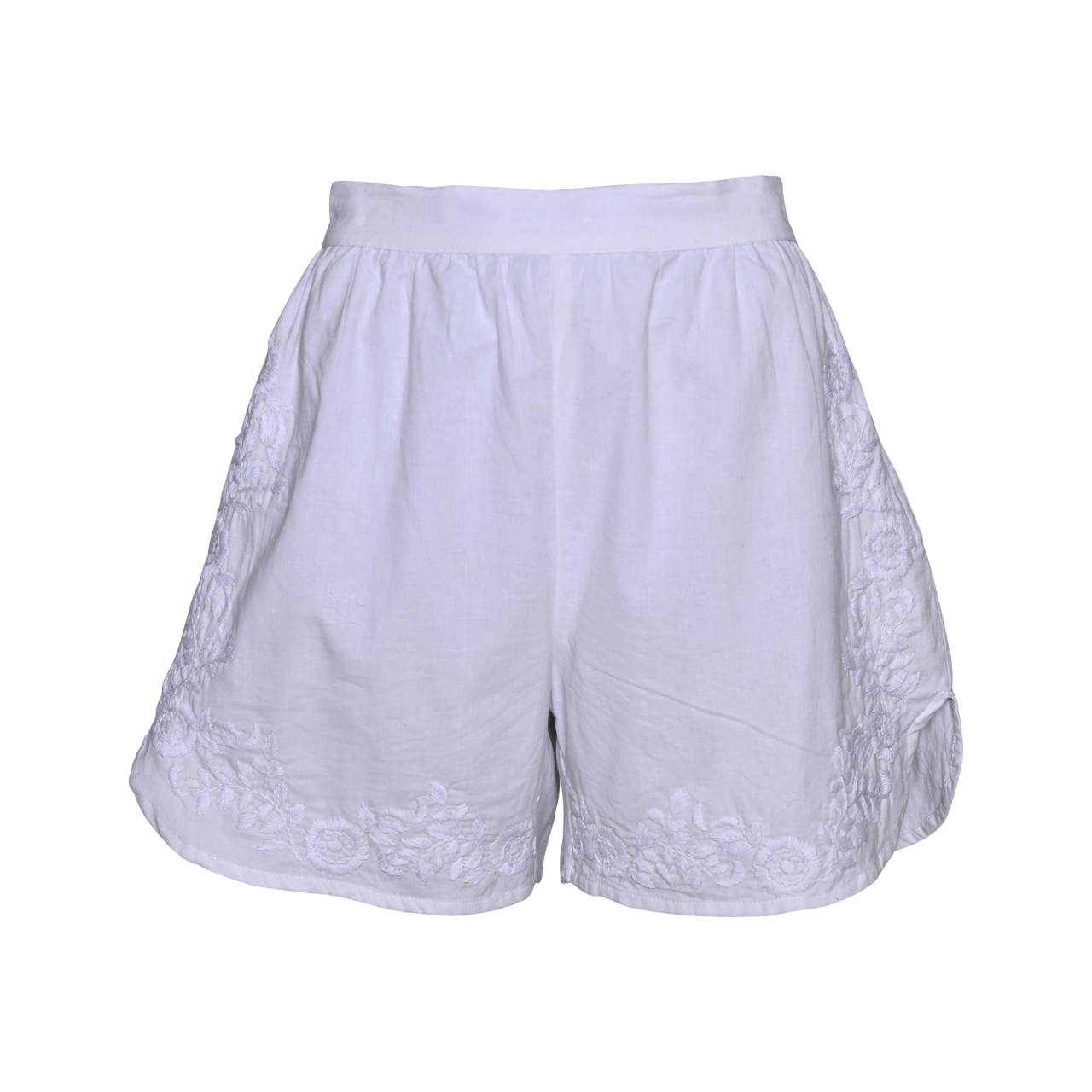 Nitzsche Accessoires Strandshorts mit Blumenstickerei und Teildehnbund Im Verkauf