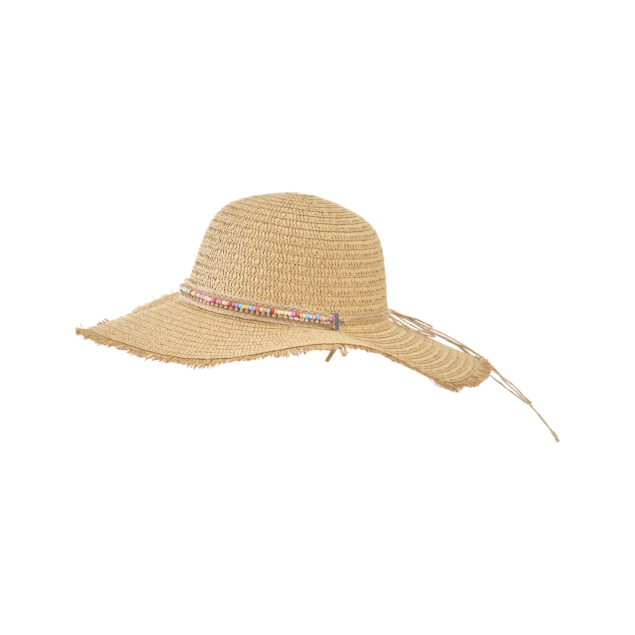 Nitzsche Accessoires Strohhut für Damen mit Kettenverzierung und Fransen Verkauf