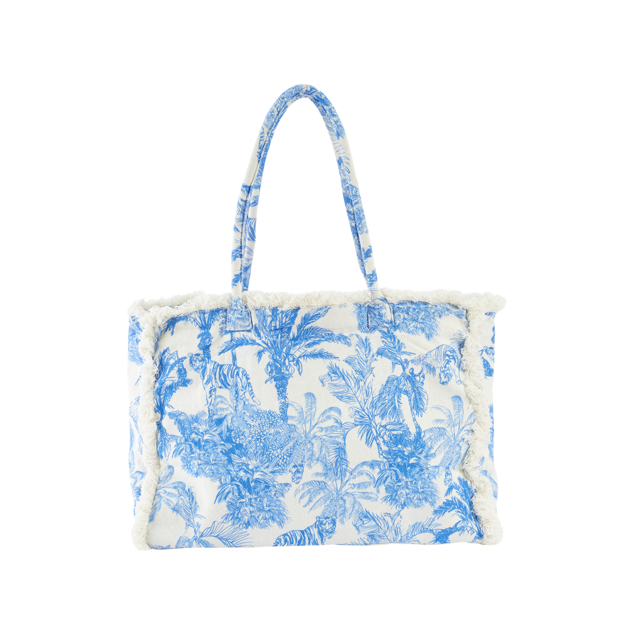 Nitzsche Accessoires Canvas Shopper in Dschungeloptik mit Stoffhenkel Hotsell