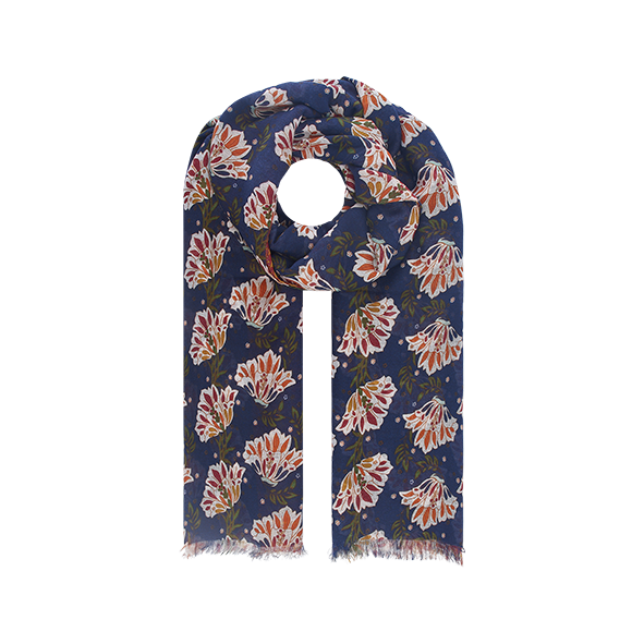 Nitzsche Accessoires Gemusterter Schal für Damen aus Polyester Begrenzte Freigabe