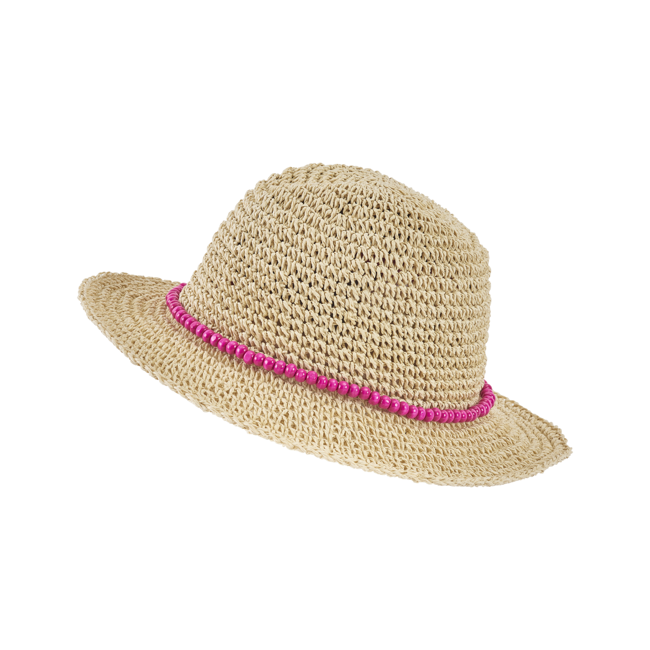 Nitzsche Accessoires Strohhut für Damen mit stylischer Kettenverzierung und Innenband Fabrikverkauf