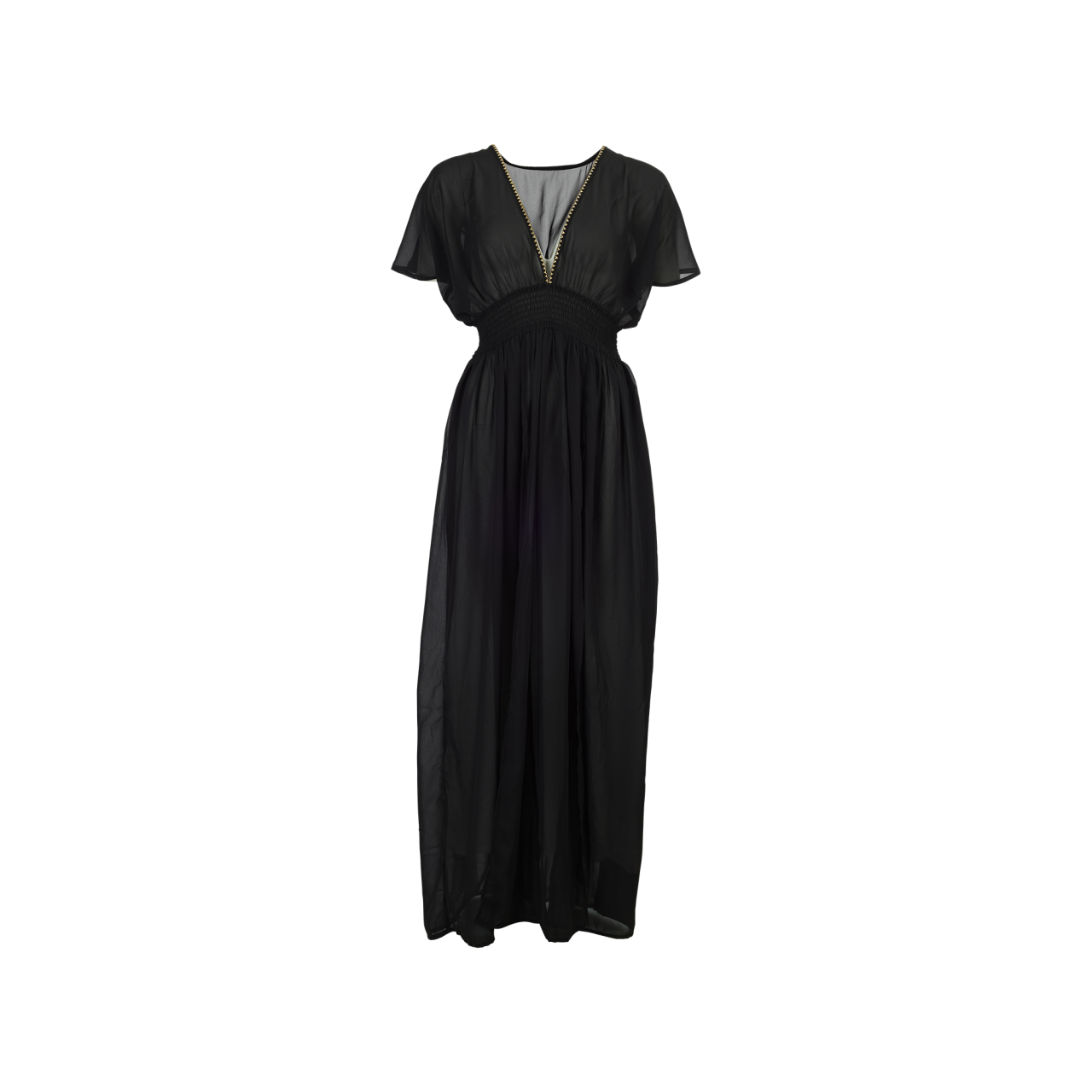 Nitzsche Accessoires Strandkleid mit V-Ausschnitt und Taillenbund Vatertagsangebot
