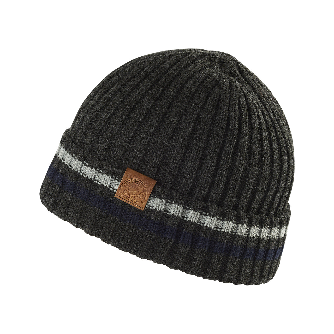 Nitzsche Accessoires Strickmütze mit dezenten Streifen für Herren Letzte 3 Tage